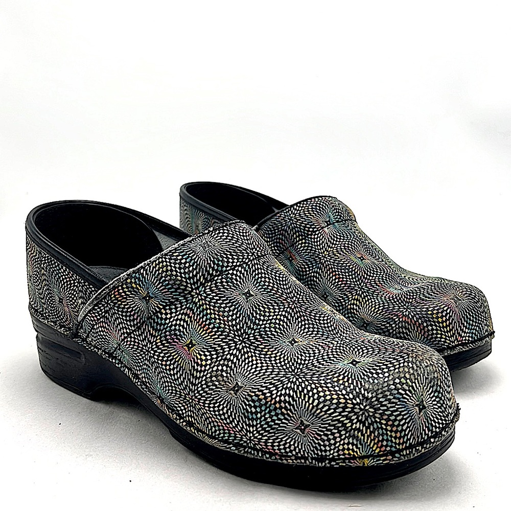 Dansko clogs multi color size 8